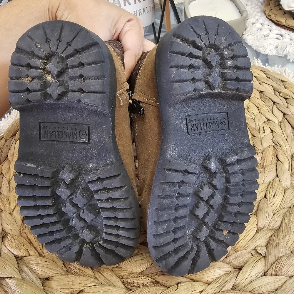 Magellan Outdoors Brown and Green Toddler Boots